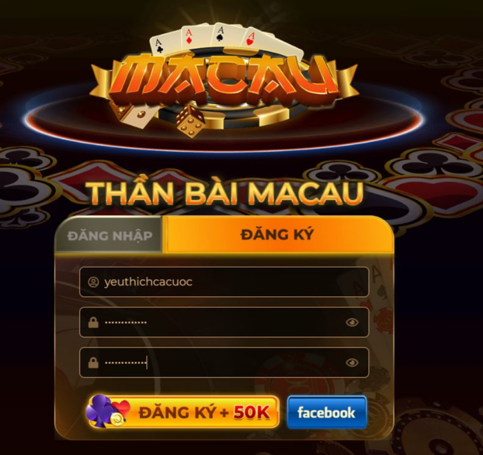 Đăng nhập Macau Club một cách đơn giản